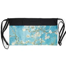 Waitress Serving Apron with 3 Pockets Half Waist Server Waiter Women