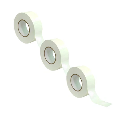 PREMIUM TAPE 3 Rollen Gewebe Klebeband 50mm x 50m Weiß | Panzertape | Gaffa Tape