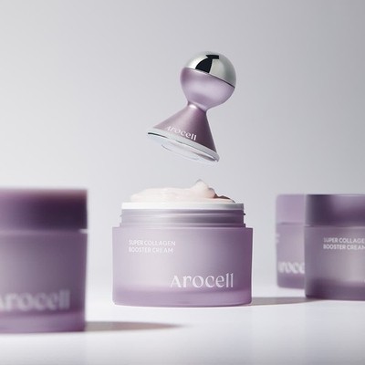 AROCELL Super Collagen Booster Cream 50ml + Galvanic LED Home Care Device