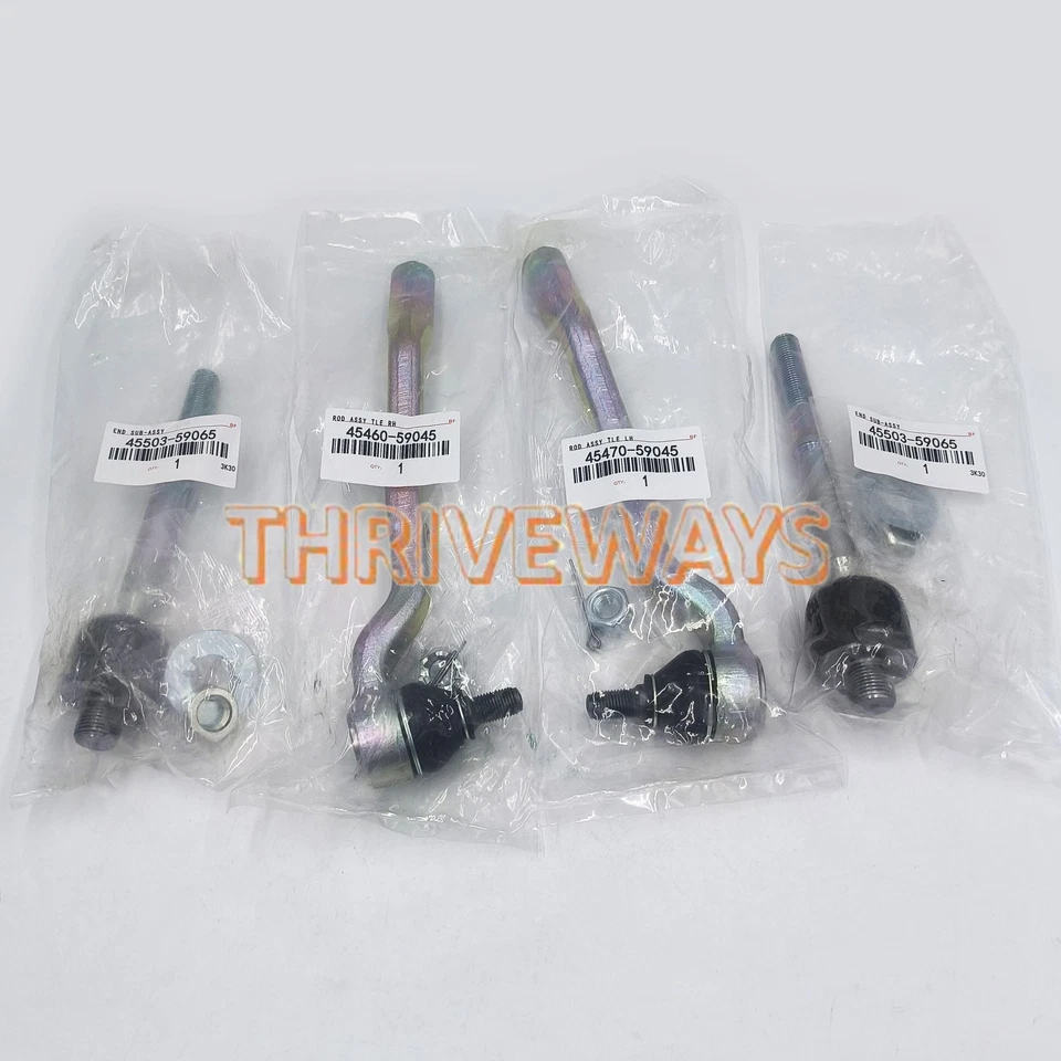 OEM FOR 2001-2006 Lexus LS430 Inner Outer Tie Rod Ends Set Kit High Quality - Image 3 of 4