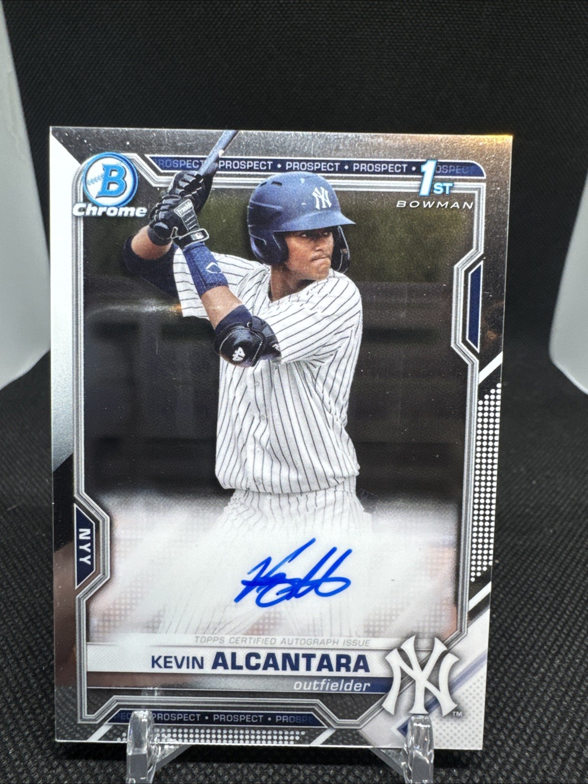 2021 Bowman Chrome Kevin Alcantara 1st Bowman Chrome Auto #CPA-KA Rookie RC Cubs