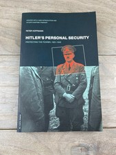 Hitler's Personal Security Hoffmann 2000 2nd Edition History Da Capo Press