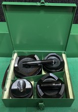 Greenlee 7304 punch and dies knockout set 2-1/2" to 4" with metal case