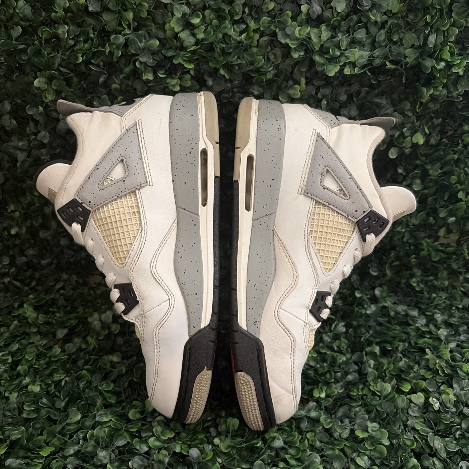 Nike Air Jordan 4 Big Kid’s (GS) Retro OG Mid White Cement 2016 Shoes US Size 7Y thumbnail 11