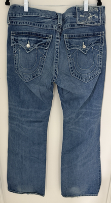 True Religion WT Billy Big T Men's 36x33 Denim Blue Jeans Bootcut