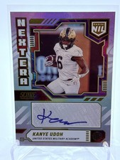 Kanye Udoh 2025 Panini Score Next Era NIL Auto Army Black Knights #NEN-KUD 1