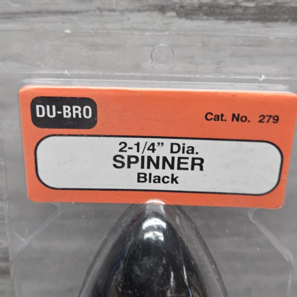 Productos Du-Bro - Spinner negro de 2,25" de diámetro - Parte # 279 - Nuevo Foto 2 de 4