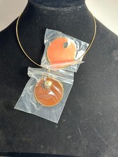 NOS JOAN RIVERS CLASSICS NECKLACE 14" GOLD TONE W/ INTERCHANGEABLE PENDANTS