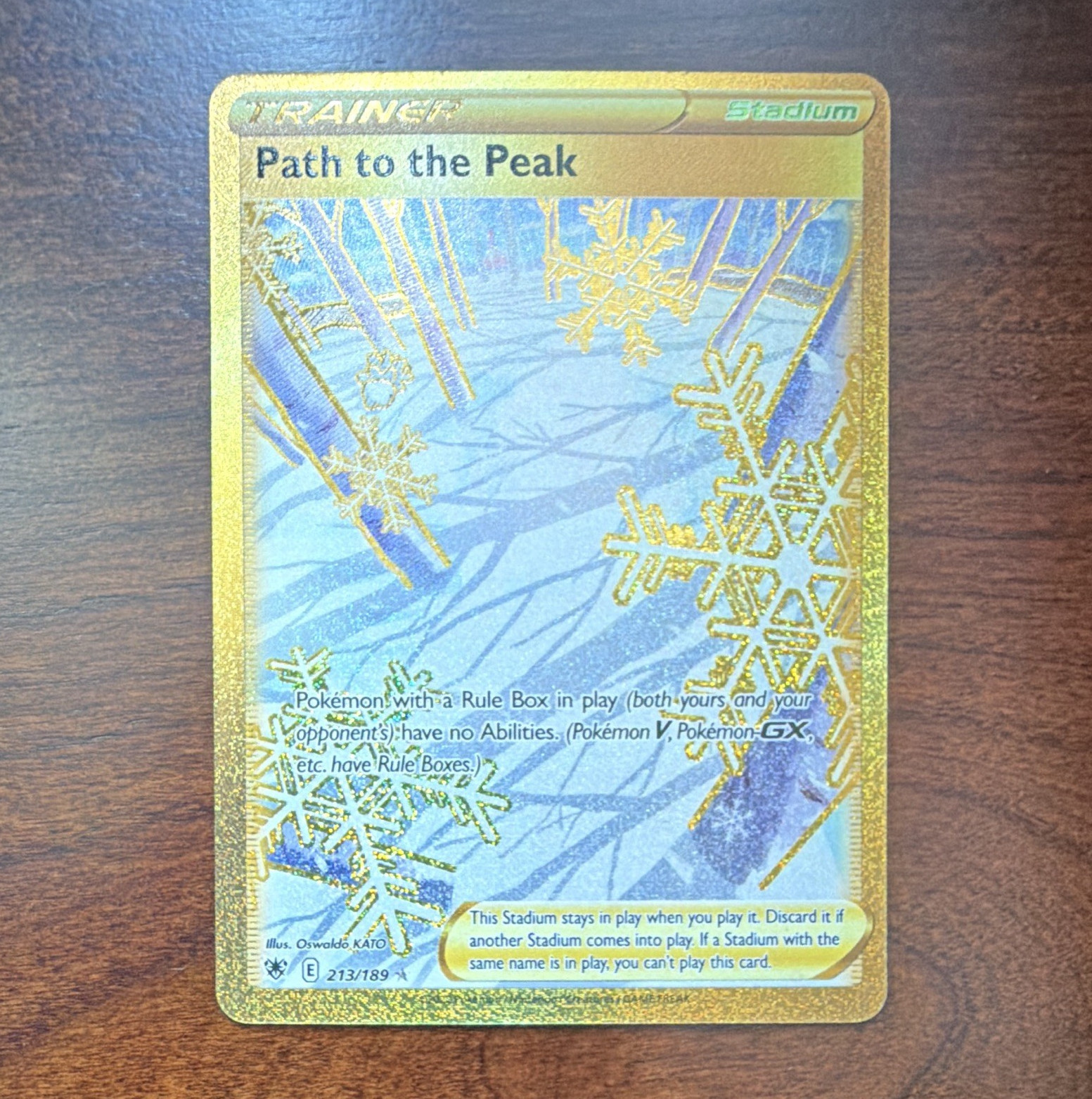 Pokemon TCG Path to the Peak 213/189 Astral Radiance Secret Rare Holo Full Art