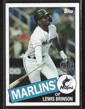 Lewis Brinson 2020 Topps Update #85TB-50 1985 Topps Baseball 35th Anniversary