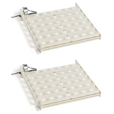 Farm Innovators 3200 Automatic 41 Spot Egg Turner for Improved Hatching (2 Pack)