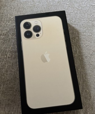 Original Apple iPhone 13 Pro Gold Box Only   Authentic Packaging, No Accessories