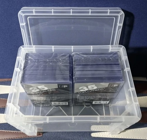 Toploader Storage Box ⭐STACKABLE⭐Fits 120 POKÉMON & SPORTS CARDS In TOPLOADERS - Picture 2 of 4
