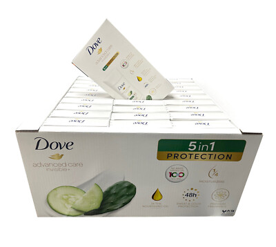 27 x 4-PACKS Dove Advanced Care invisible+ Antiperspirant Deodorant, 2.6 oz NEW