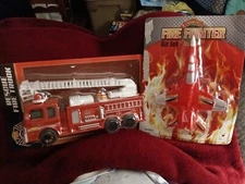 🚒 Fire Fighter Rescue Fire Truck with Search and Rescue Air Jet Plastic Toys ✈️