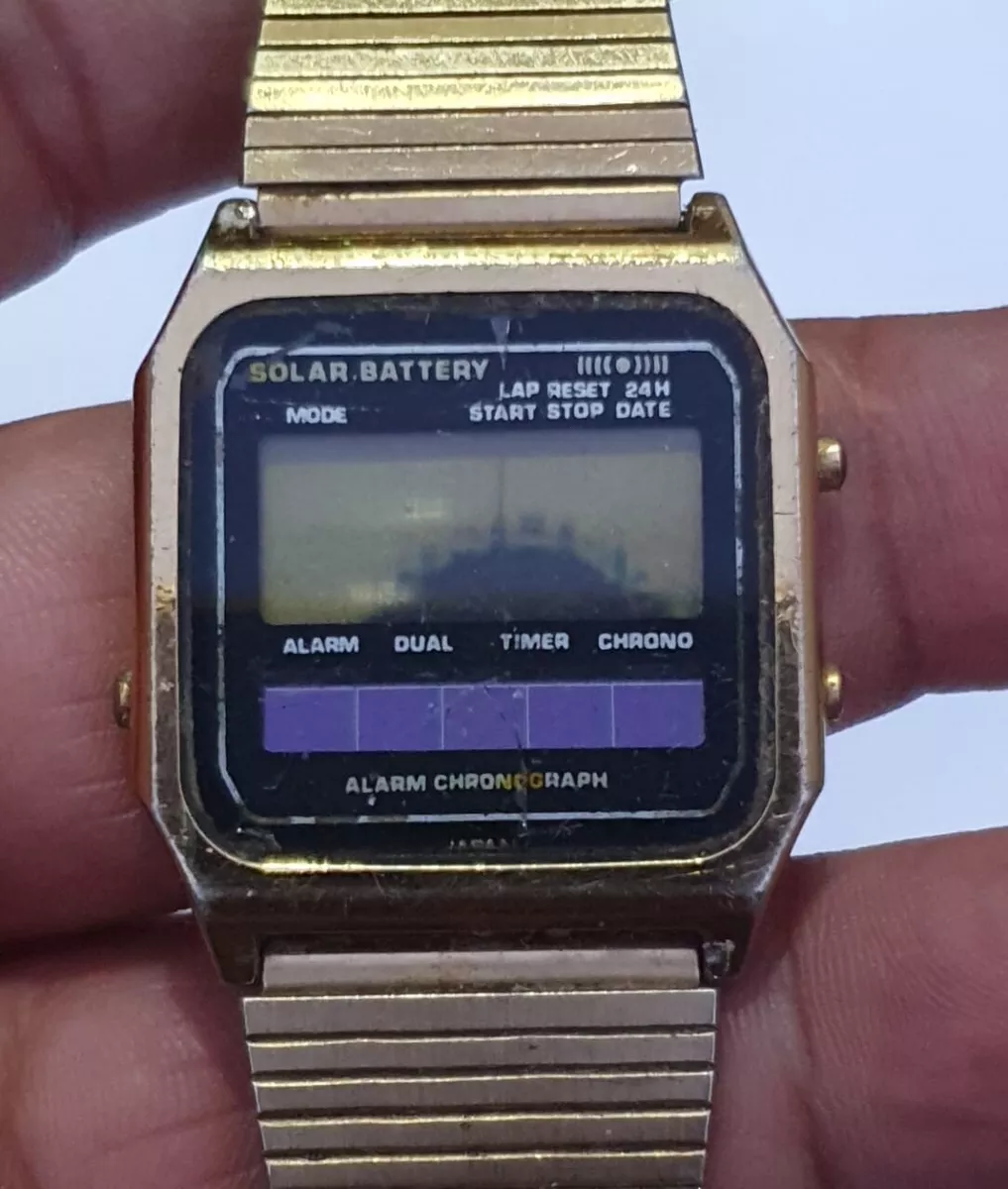 Vintage casio shop solar watch