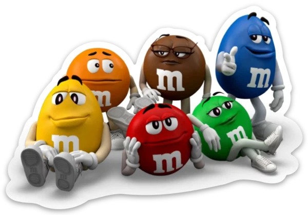 Yellow M&M | Magnet