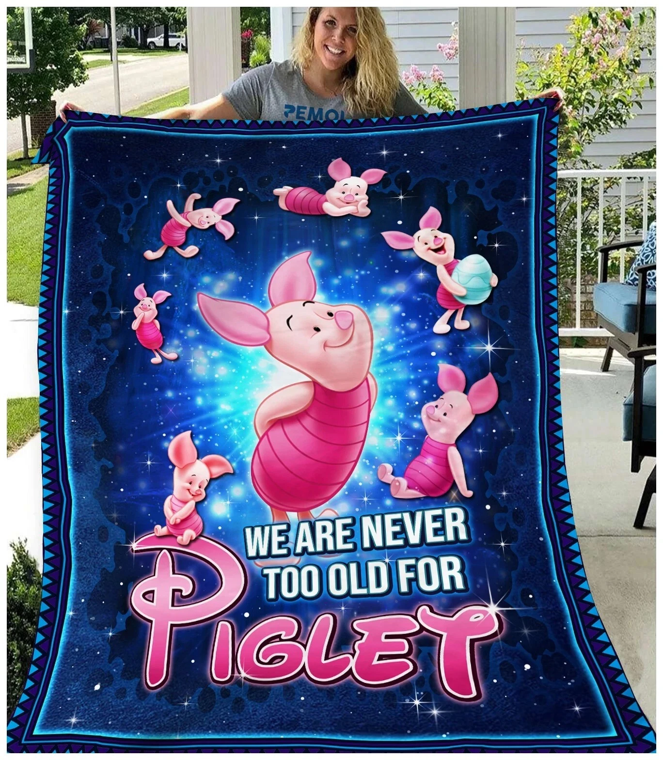 Disney Piglet Fleece Blanket, Winnie The Pooh Fleece Blanket Soft And Cozy