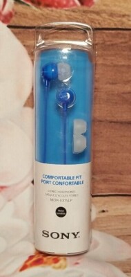 Sony MDR EX15LP Fashion Colors, EX Series  Earbud Headphones (Blue)