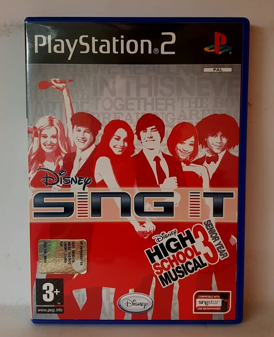 Disney Sing It High School Musical 3 Senior Year - Playstation 2 PS2