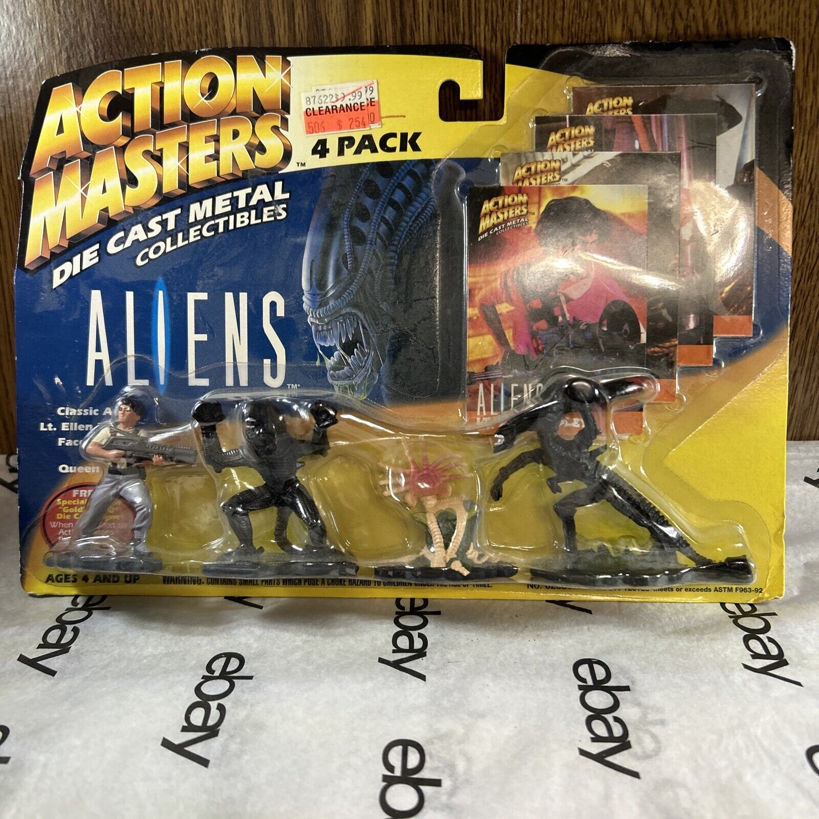 Kenner 1994 Action Figures Action Masters Die Cast 4 Pack Aliens 