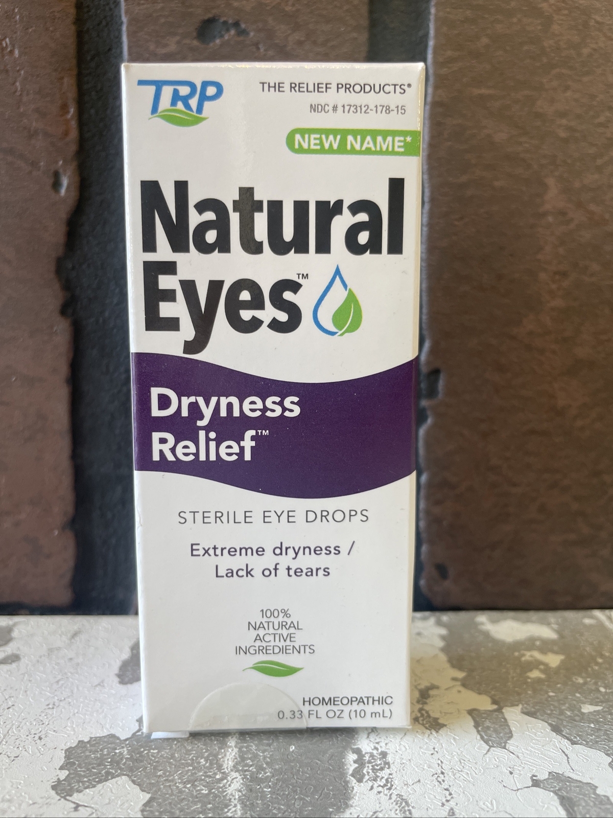 TRP Natural Eyes Dryness Relief Sterile Eye Drops! 10ml! Exp 07/24