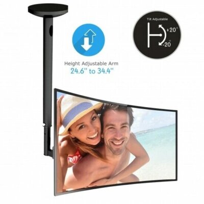 New Pyle PCTVM15 Universal Tilt/Swivel Adjustable Ceiling Mount Bracket 23-42''TV