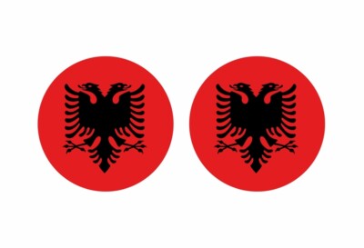 Stemma E Bandiera Dell'Albania Illustrazione Vettoriale - Illustrazione - Foto 9