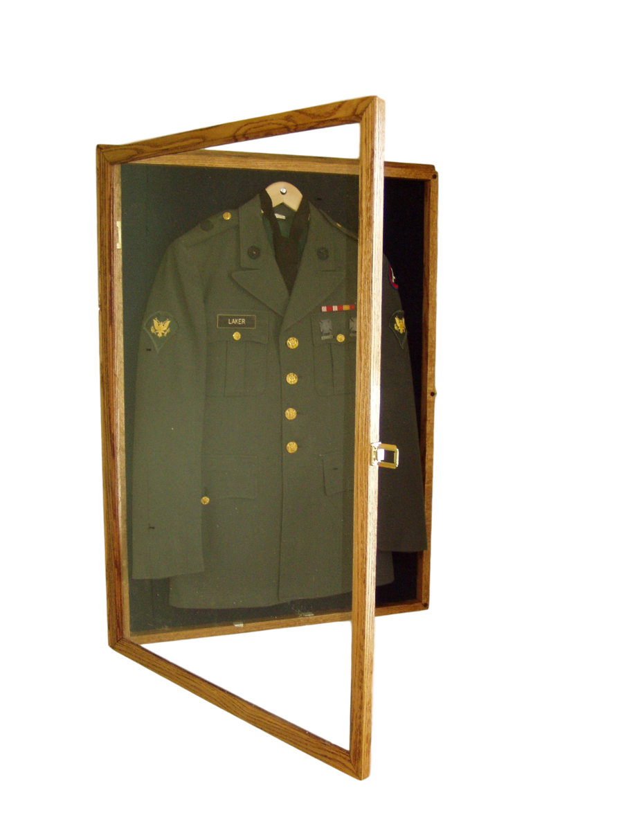 Military Uniform Case / Uniform Memorial Case / Wall Display Case / Awards Case