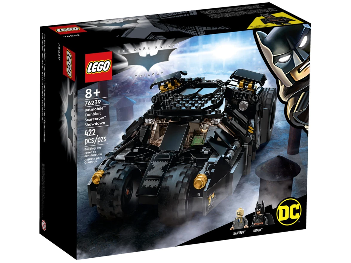 Lego 76239 dc batman la batmobile™ tumbler : la confrontation avec  l'épouvantail, jouet voiture pour enfants des 8 ans LEGO76239 - Conforama