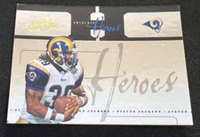STEVEN JACKSON Rams 2005 Playoff Absolute Memorabilia Heroes Gold #015/150