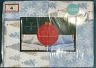 Re Style Christmas Tree Snowflake Reversible Sheet Set 6 Pieces Sz Queen