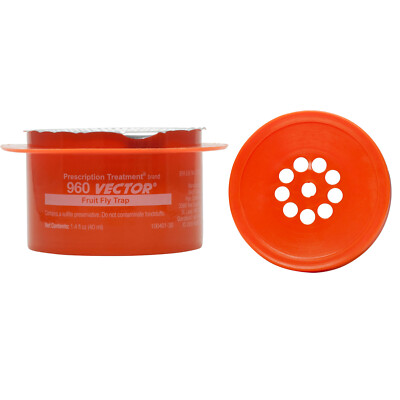 Fruit Fly Trap Vector 960 ( 12 Traps ) Bar Fly Trap Fruit Fly Vinegar Fly Trap