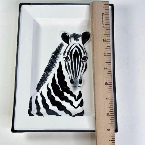 Fitz & Floyd Zebra Plate 1975 - Picture 7 of 7