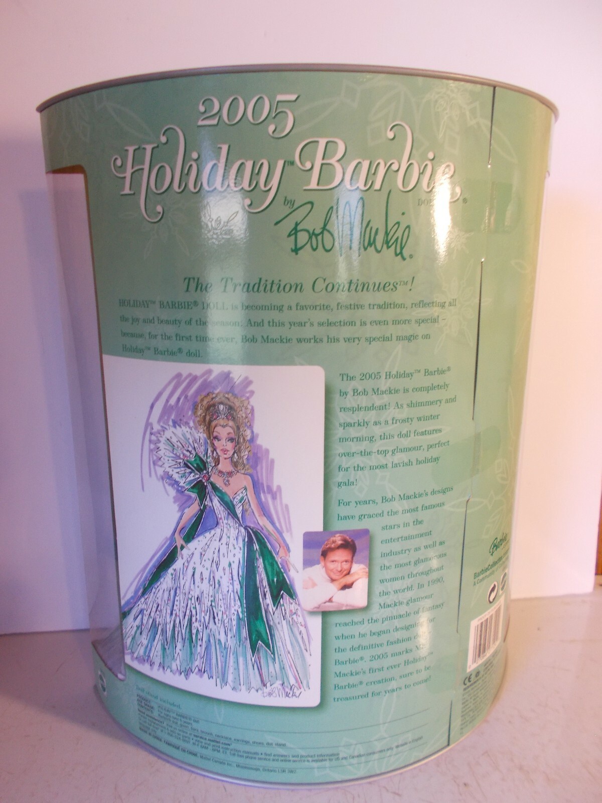 2005 holiday barbie green