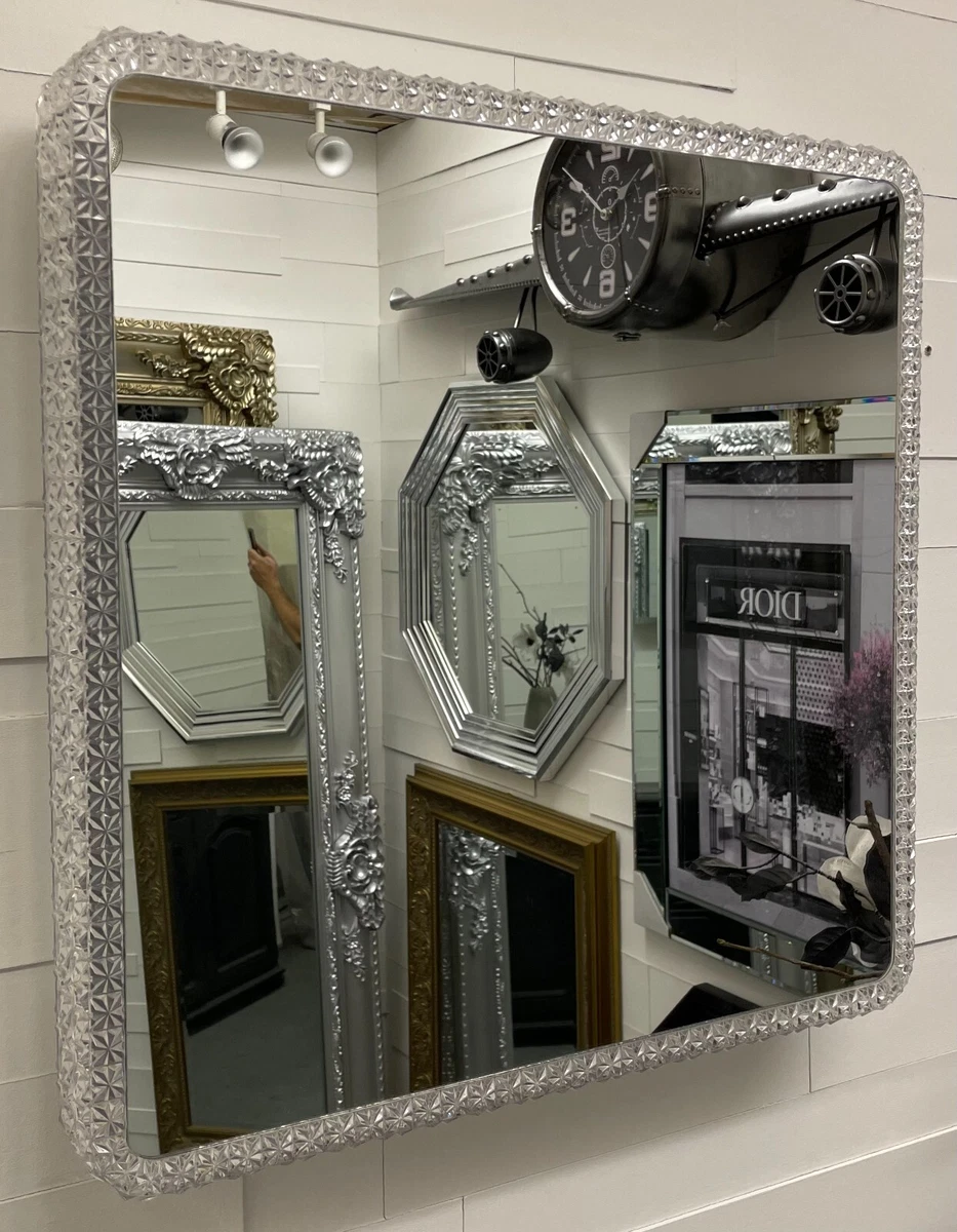 Led crystal effect mirror deals