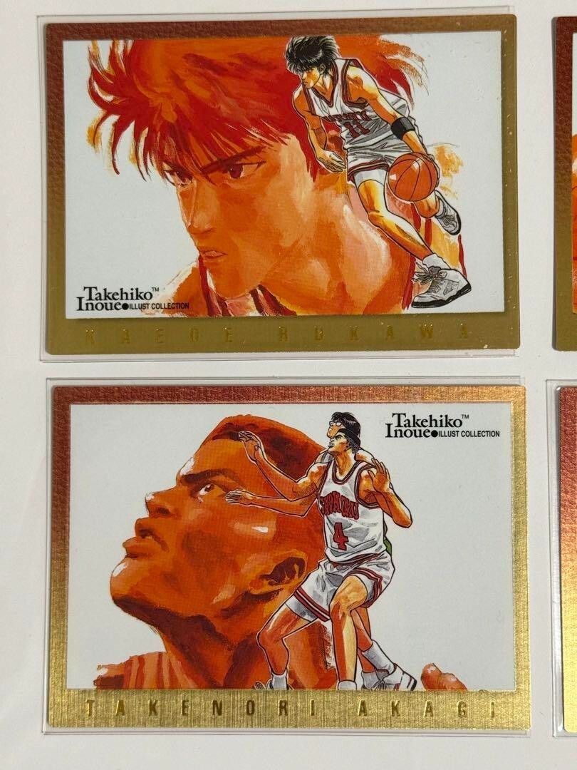 Slam Dunk Carddass Masters SP Cards All 5 Types Illustration Slam Dunk Carddass Masters SP Cards All 5 Types Illustration