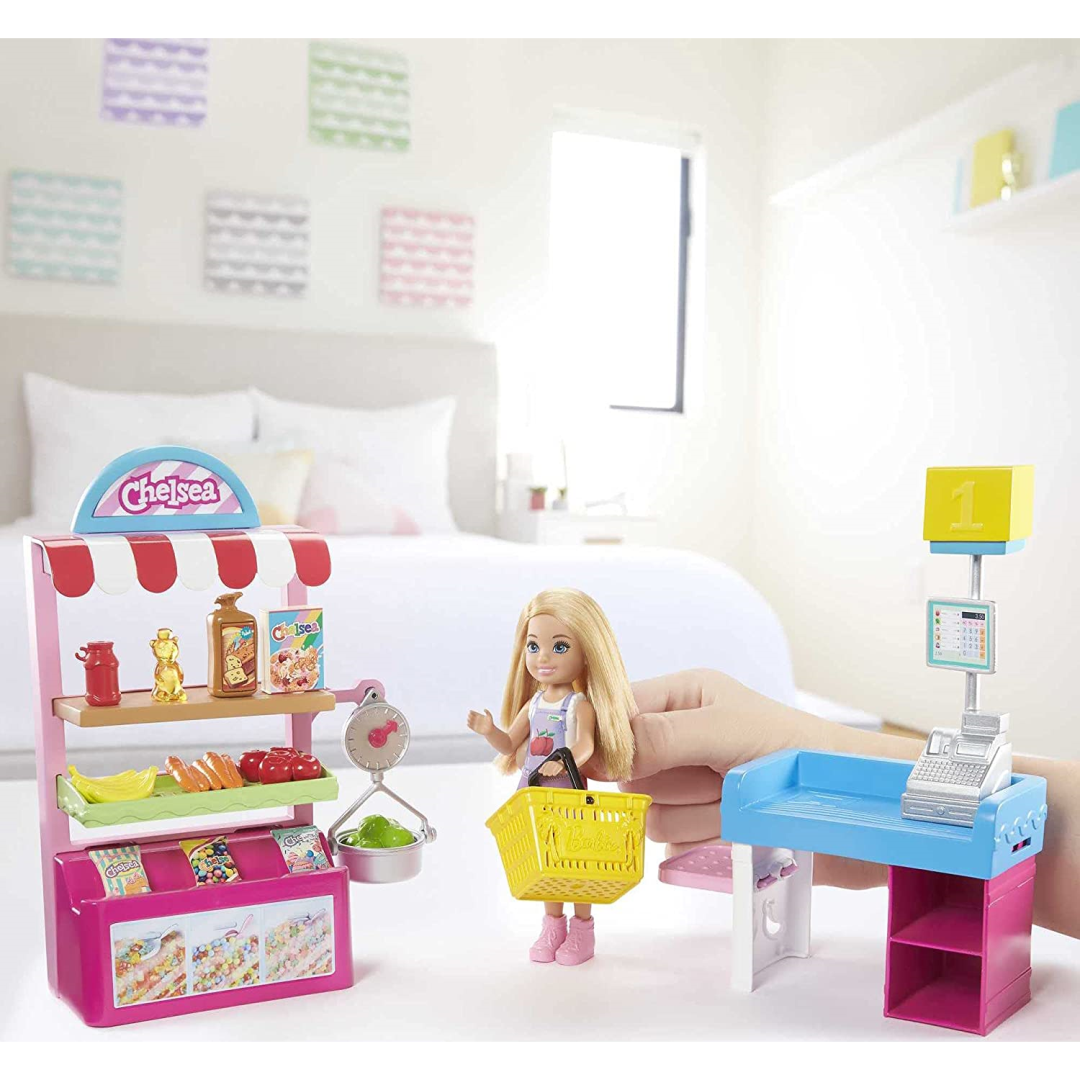 Barbie Chelsea Supermarket You Can Be Anything Playset 15+