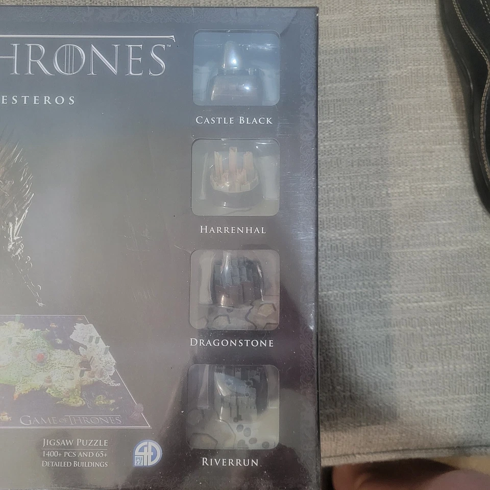 Juego de Tronos Puzzle de Poniente 1400 Piezas Puzzle con Modelos 3D y Réplicas Foto 2 de 4