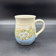 Vtg Otagiri Stoneware Shirley Poppy Flower Coffee Mug 12 oz