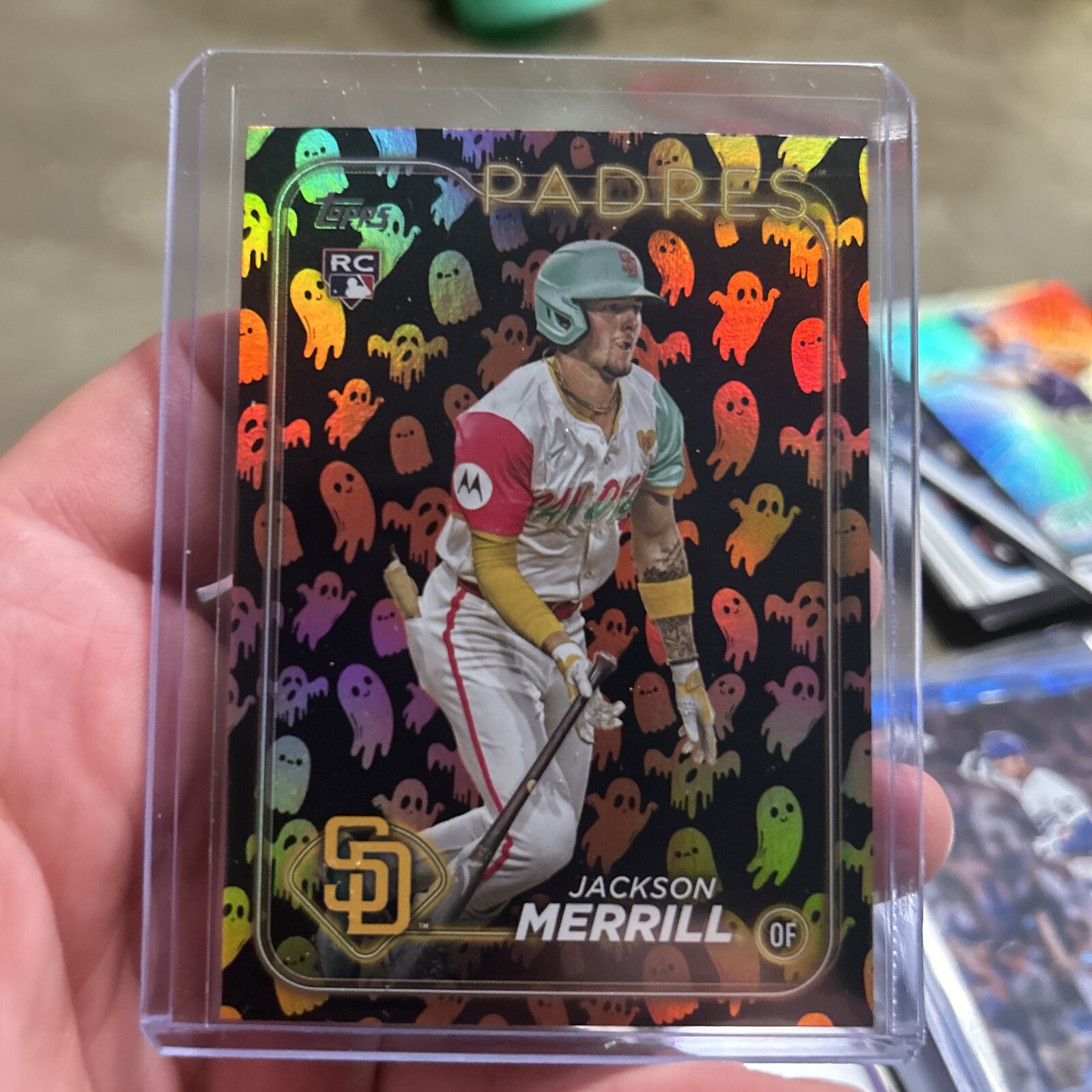 Jackson Merrill 2024 Topps Update Series - GHOST PARALLEL - US210 Rookie Card