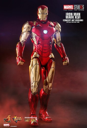 Hot Toys Iron Man Mark 46 (CCA) Diecast - MMS489-D25 - 1/6 - Neuf Sous Carton
