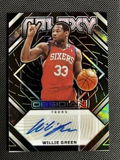 22-23 Panini Obsidian Basketball Willie Green Auto 60/149 Galaxy