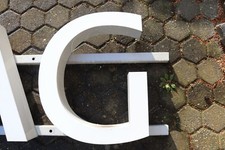 Leuchtreklame Buchstabe  " G "  LED