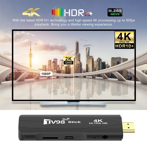 4K HD Android TV Stick: Quad Core Power, 4GB RAM, 32GB ROM, Dual-Band WiFi - Picture 5 of 9