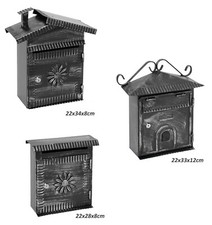 Cassetta postale in ferro battuto artigianale per esterno