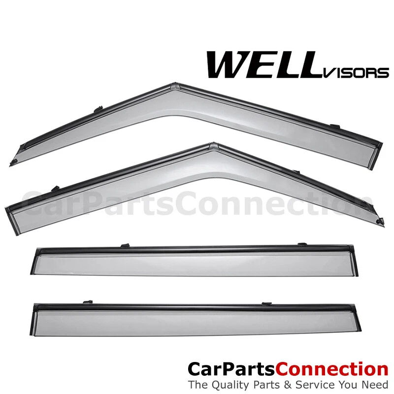 WellVisors Window Visors 10-13 For Kia Soul Side Deflectors Deflectors - Image 2 of 4
