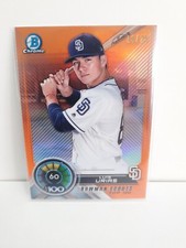 2018 Bowman Chrome Luis Urias Rookie Orange Refractor #/25 Scouts Top 100 RC