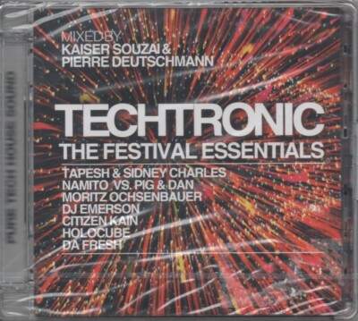 Techtronic The Festival Essentials 2CD NEU Tapesh & Sidney Charles DJ Emerson