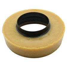 Extra Thick Toilet Bowl Gasket Wax Ring with Plastic Flange for 3 Inch 4 Inch